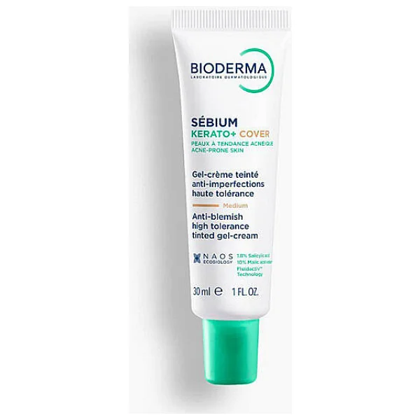 Bioderma Sebium Kerato+ Cover Leke Karşıtı Nemlendirici 30 Ml Renkli Sivilce Kremi - Görsel 2
