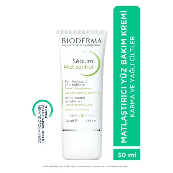 Bioderma Sebium Mat Parlama Kontrol Kremi 30 Ml - Görsel 2