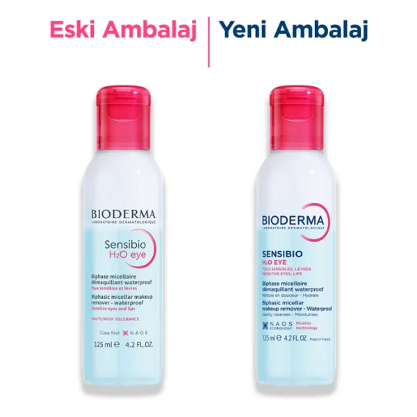 Bioderma Sensibio H2o Çift Fazlı 125 Ml Göz Makyaj Temizleme Suyu - Görsel 2