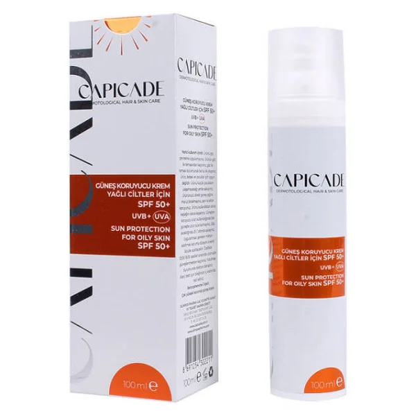 Capicade Yağlı Ciltler İçin 100 Ml 50 Faktör Güneş Kremi - Görsel 2