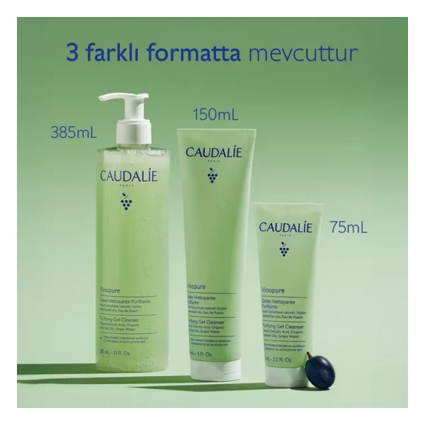 Caudalie Vinopure Purifying 150 Ml Yüz Temizleme Jeli - Görsel 3