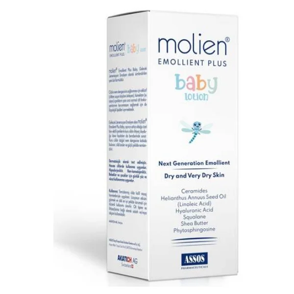 Assos Molien Emollient Plus Bebek Losyonu 300 Ml - Görsel 4