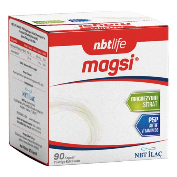 Nbt Life Magsi P5P Vitamin B6 90 Kapsül - Görsel 2