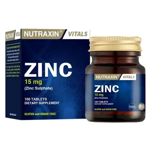 Nutraxin Zinc Sulphate 100 Tablet - Görsel 3
