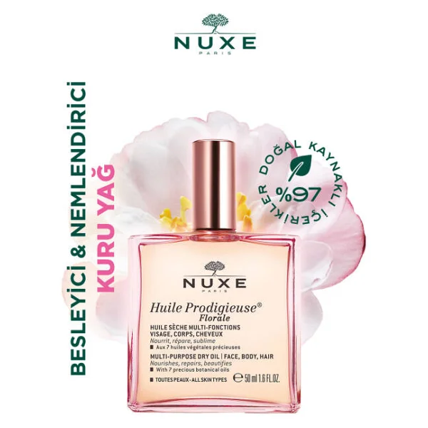 Nuxe Huile Prodigieuse Floral Çok Amaçlı Kuru Yağ 50 Ml - Görsel 3