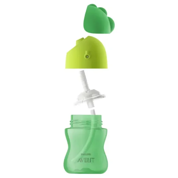 Philips Avent Scf798/01 Damlatmaz Pipetli Bardak 300 Ml Yeşil - Görsel 3