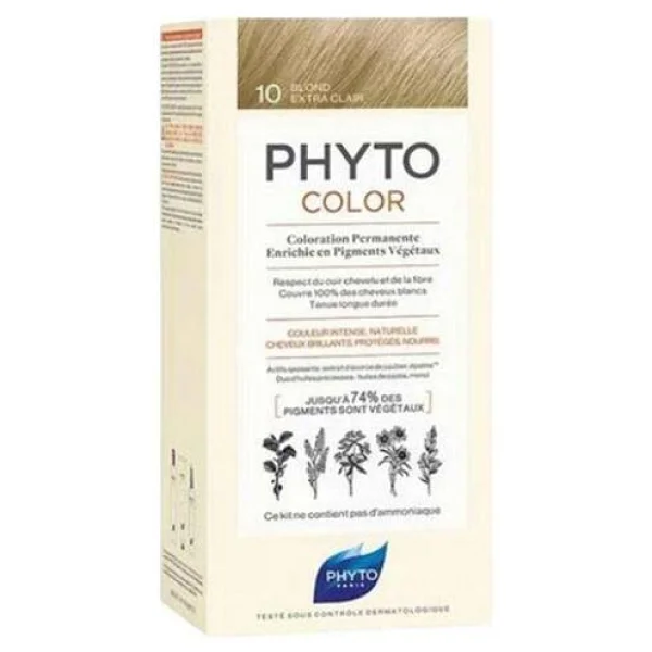 Phyto Color Kit 10 Çok Açık Sarı Saç Boyası - Görsel 2
