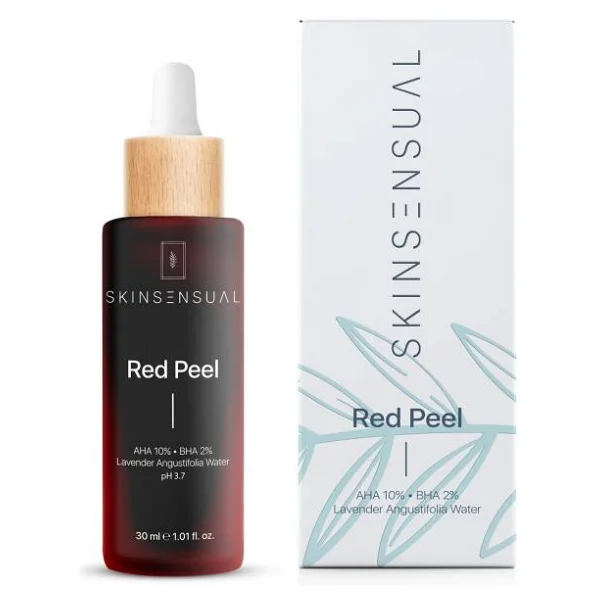 Skin Sensual Red Peel Aha Bha Kırmızı Peeling Etkili 30 Ml Yüz Serumu - Görsel 2