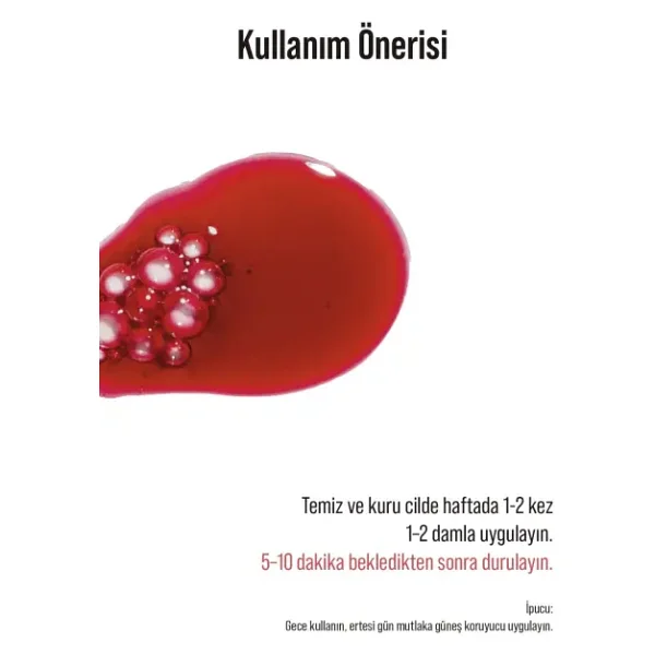Skin Sensual Red Peel Aha Bha Kırmızı Peeling Etkili 30 Ml Yüz Serumu - Görsel 7