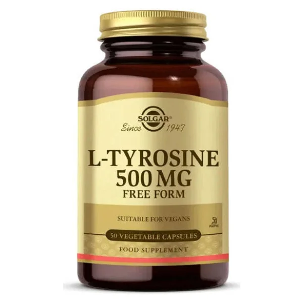 Solgar L-Tyrosine 500 Mg 50 Kapsül - Görsel 3