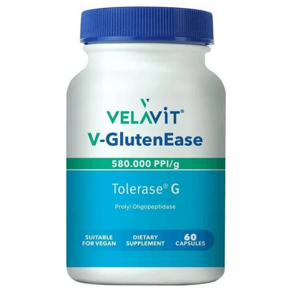 Velavit V-Glutenease 60 Kapsül - Görsel 4