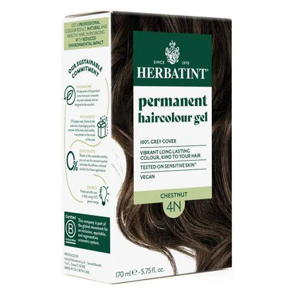 Herbatint Kalıcı Bitkisel 4n Chatain Saç Boyası - Görsel 5