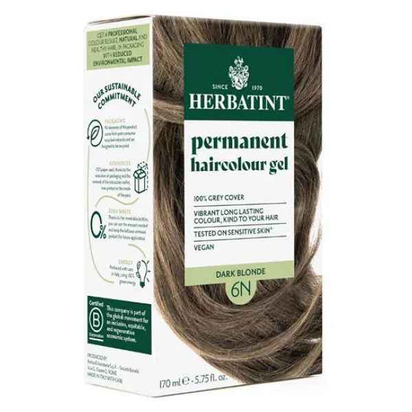 Herbatint Kalıcı Bitkisel 6n Blond Fonce Saç Boyası - Görsel 6