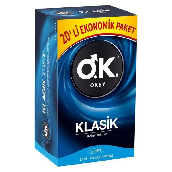 Okey Klasik 20'li Prezervatif - Görsel 4
