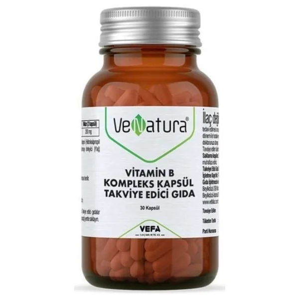 Venatura Vitamin B Kompleks 30 Kapsül - Görsel 2