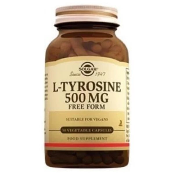 Solgar L-Tyrosine 500 Mg 50 Kapsül - Görsel 2