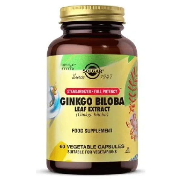 Solgar Ginkgo Biloba Leaf Extract 60 Kapsül - Görsel 4