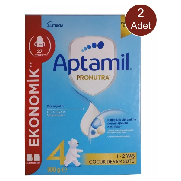 Aptamil 4 Çocuk Devam Sütü 900 Gr 2 Adet - Görsel 3