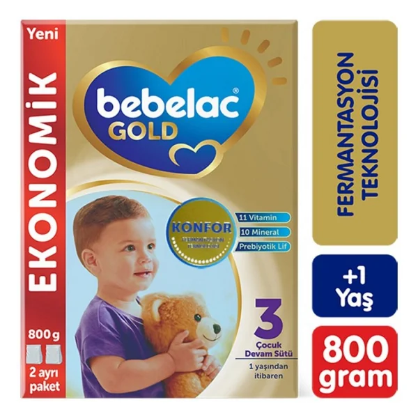 Bebelac Gold 3 Devam Sütü 800 Gr - Görsel 4