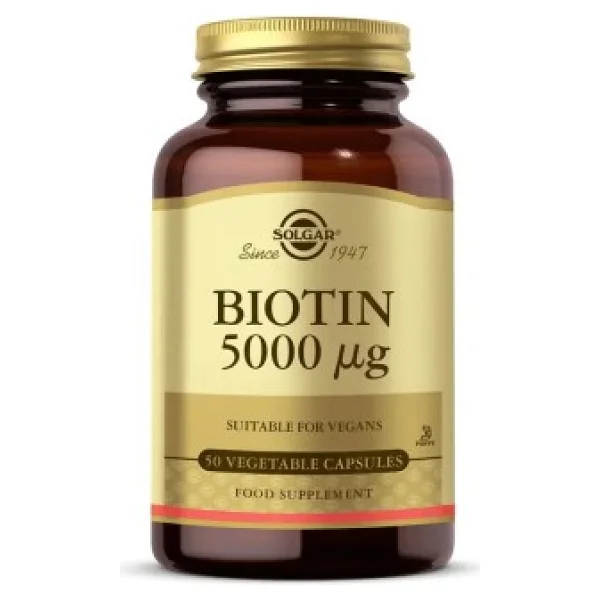 Solgar Biotin 5000 Mcg 50 Kapsül - Görsel 3