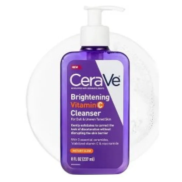 Cerave Brightening Vitamin C Aydınlatıcı Yüz Temizleme Jeli 236 Ml - Görsel 4