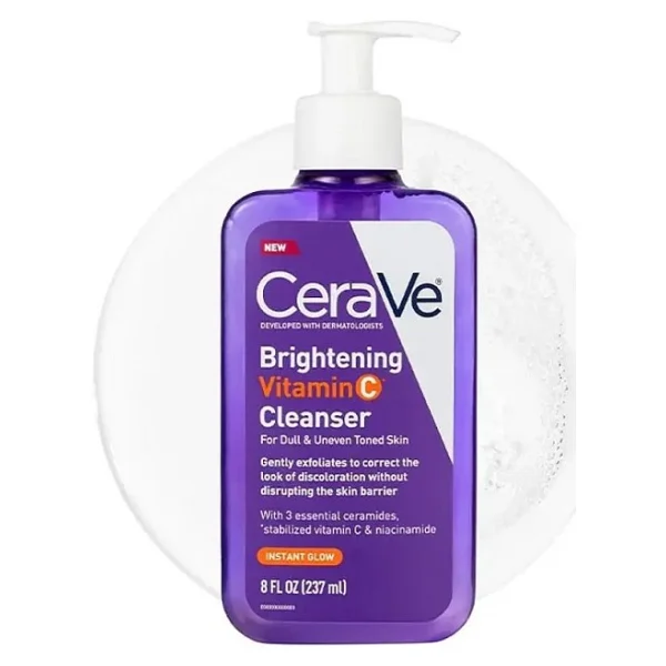 Cerave Brightening Vitamin C Aydınlatıcı Yüz Temizleme Jeli 236 Ml - Görsel 5