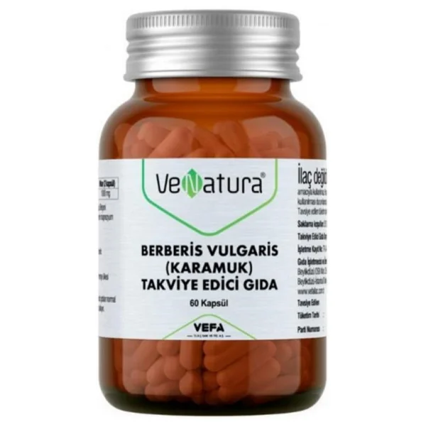 Venatura Berberis Vulgaris Karamuk 60 Kapsül - Görsel 5