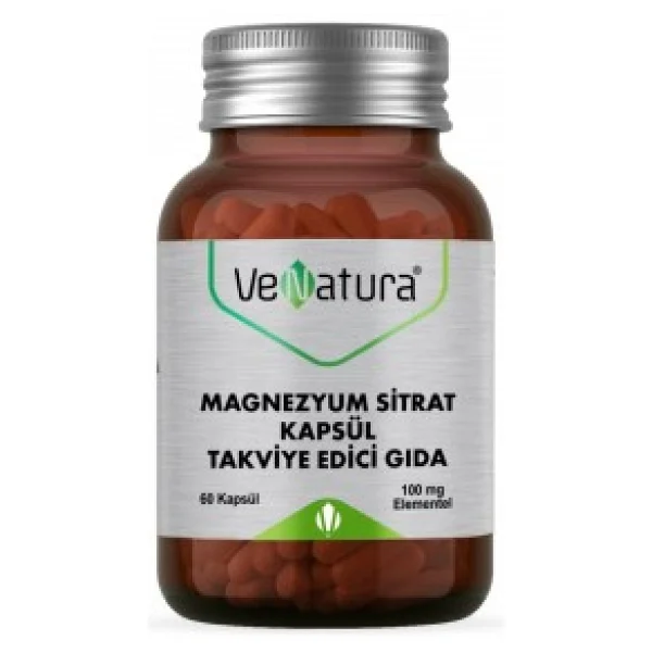 Venatura Magnezyum Sitrat 60 Kapsül - Görsel 5