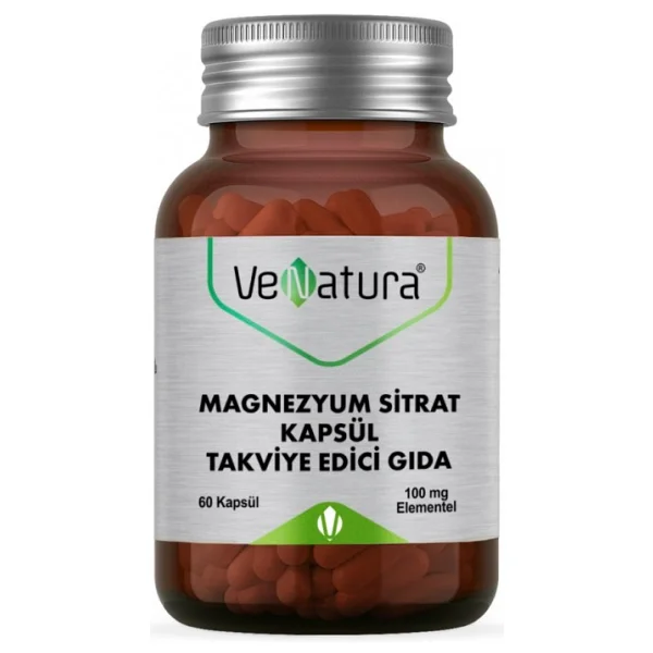 Venatura Magnezyum Sitrat 60 Kapsül - Görsel 6