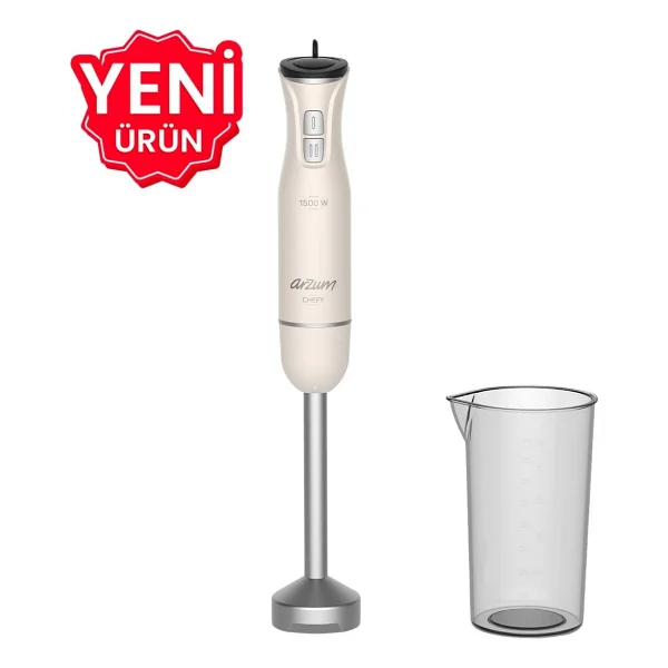 Arzum Ar1139-B Chefy Beyaz 1500 W El Blenderı - Görsel 2