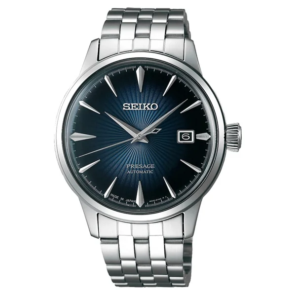 Seiko Presage Cocktail Time Srpb41 Çelik Kordon Mavi Erkek Kol Saati - Görsel 2