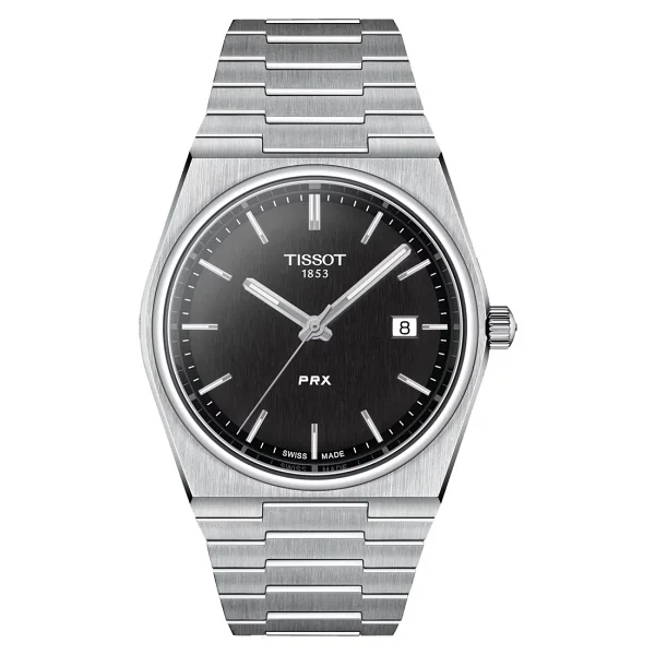 Tissot Prx 40mm T137.410.11.051.00 Çelik Kordon Siyah Erkek Kol Saati - Görsel 5