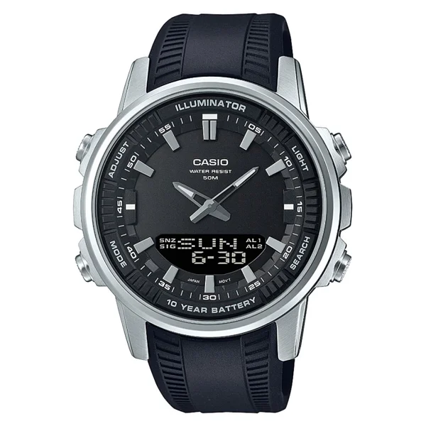 Casio Standart Amw-880-1avdf Silikon Kordon Erkek Kol Saati - Görsel 2
