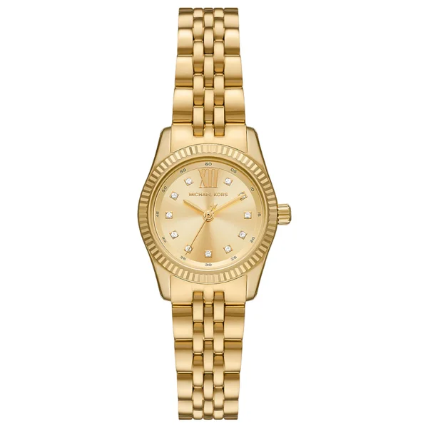 Michael Kors Petite Lexington Pave Mk4741 Altın Kadın Kol Saati - Görsel 4