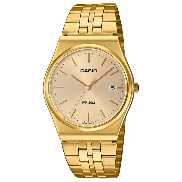 Casio Standart Mtp-B145g-9avdf Altın Erkek Kol Saati - Görsel 2