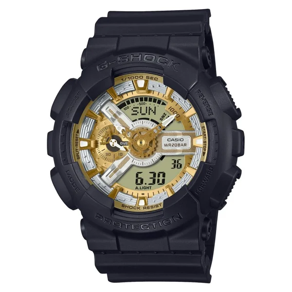 Casio G-Shock Ga-110cd-1a9dr Altın Erkek Kol Saati - Görsel 4