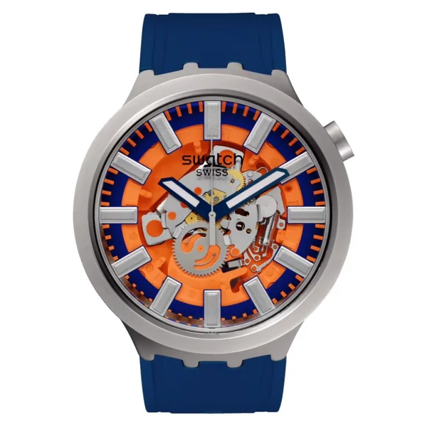 Swatch Big Bold Orange İn The Works Sb07s114 Erkek Kol Saati - Görsel 2