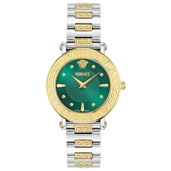 Versace Greca Sphere VRSCVE9C00424 Altın-Yeşil Kadın Kol Saati - Görsel 3