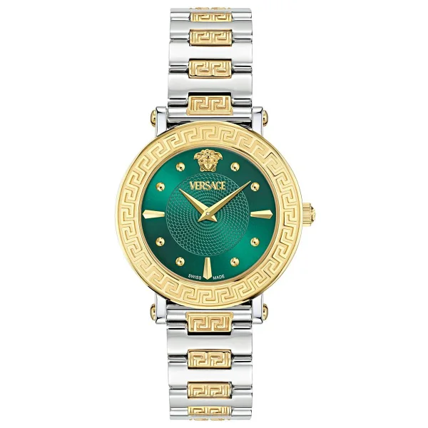 Versace Greca Sphere VRSCVE9C00424 Altın-Yeşil Kadın Kol Saati - Görsel 2