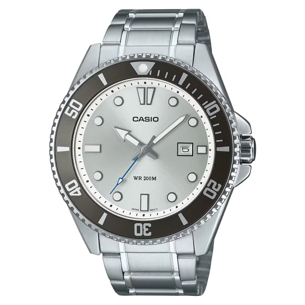 Casio Standart Mdv-107d-7avdf Siyah-Gümüş Erkek Kol Saati - Görsel 2