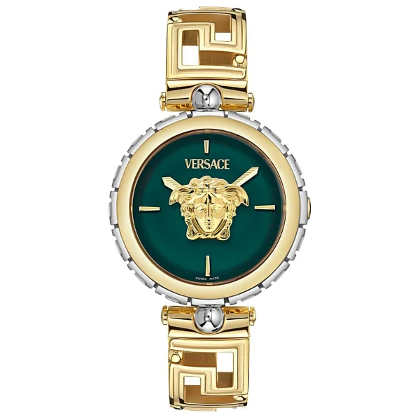 Versace Medusa Jewel Vrscve0b00325 Altın-Yeşil Kadın Kol Saati - Görsel 2
