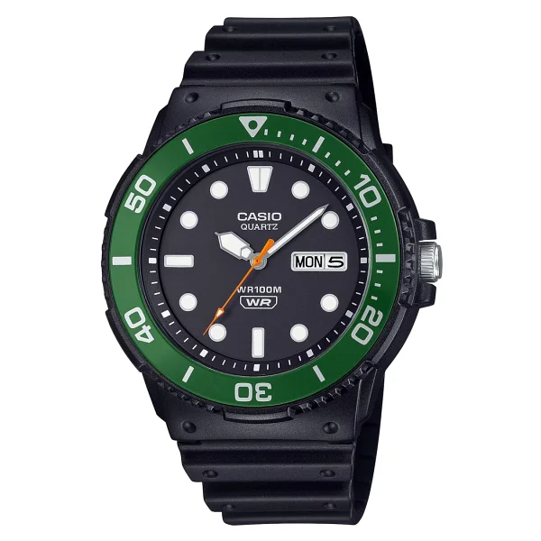 Casio Standart Mrw-230h-1e3vdf Siyah-Yeşil Erkek Kol Saati - Görsel 2