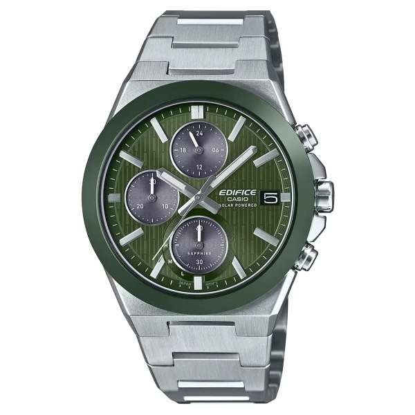 Casio Edifice Efs-S650d-3adf Gümüş-Yeşil Erkek Kol Saati - Görsel 3