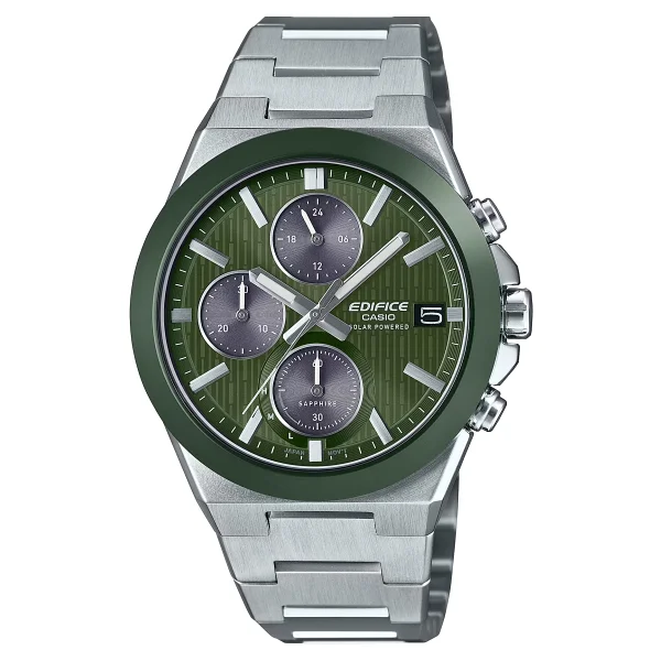Casio Edifice Efs-S650d-3adf Gümüş-Yeşil Erkek Kol Saati - Görsel 2