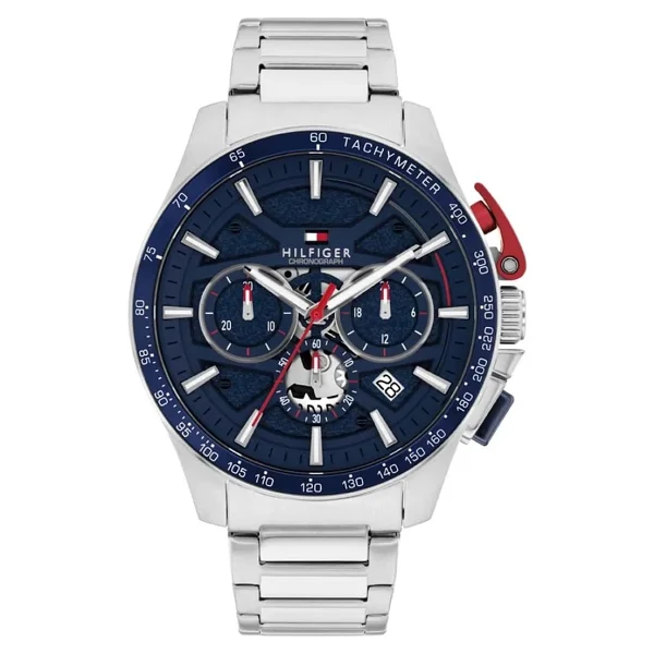 Tommy Hilfiger Bank Th1792261 Çelik Kordon Lacivert Erkek Kol Saati - Görsel 3