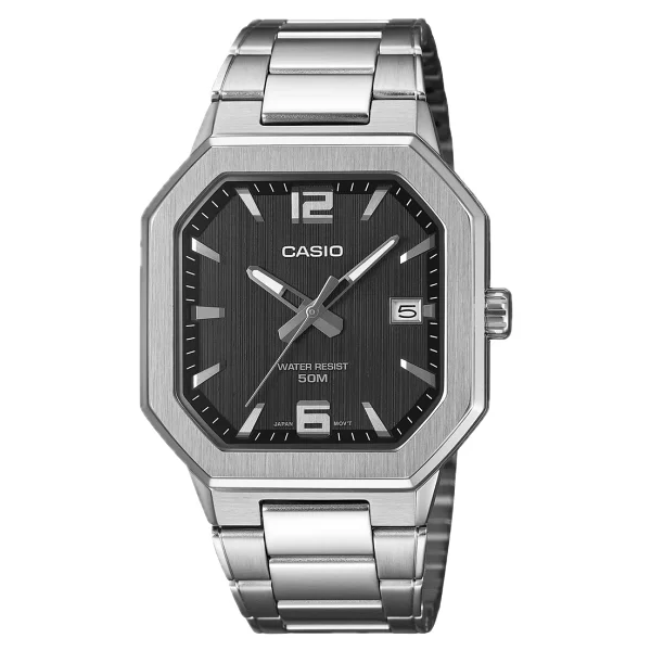 Casio Standart Mtp-B195d-1avdf Çelik Kordon Siyah Kol Saati - Görsel 2