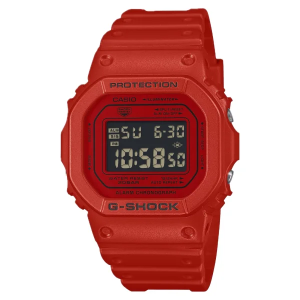 Casio G-Shock Dw-5600rrb-4dr Kırmızı Erkek Kol Saati - Görsel 4