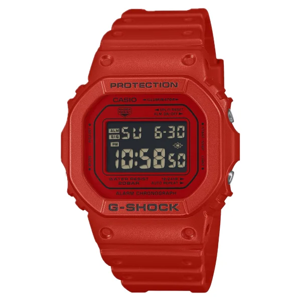 Casio G-Shock Dw-5600rrb-4dr Kırmızı Erkek Kol Saati - Görsel 3