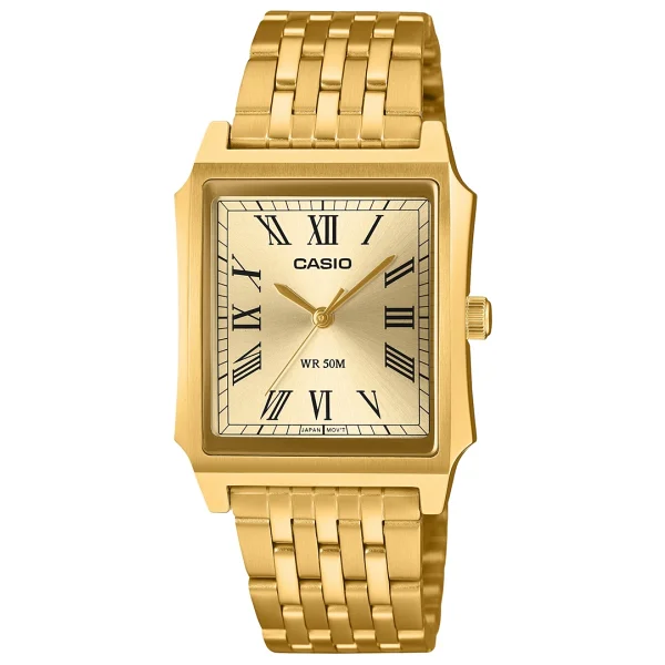 Casio Standart Mtp-B190g-9bvdf Çelik Kordon Altın Erkek Kol Saati - Görsel 2