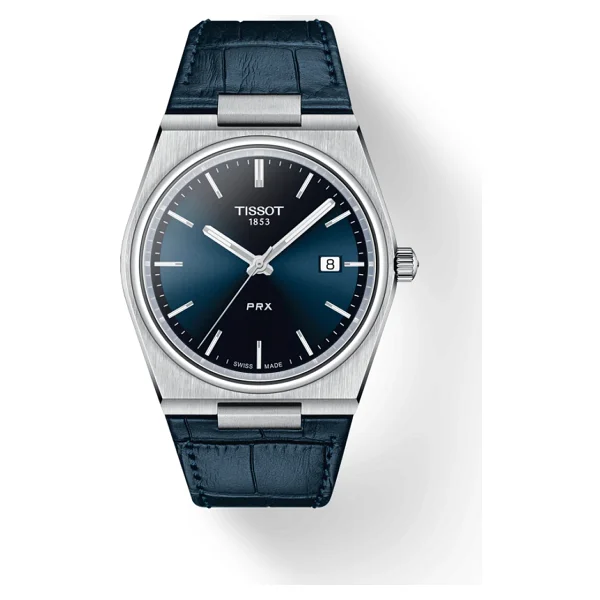 Tissot PRX 40mm T137.410.16.041.00 Deri Kordon Erkek Kol Saati - Görsel 4
